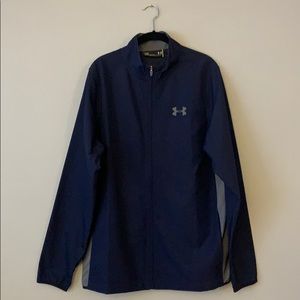 Under Armour navy and gray heat gear jacket
